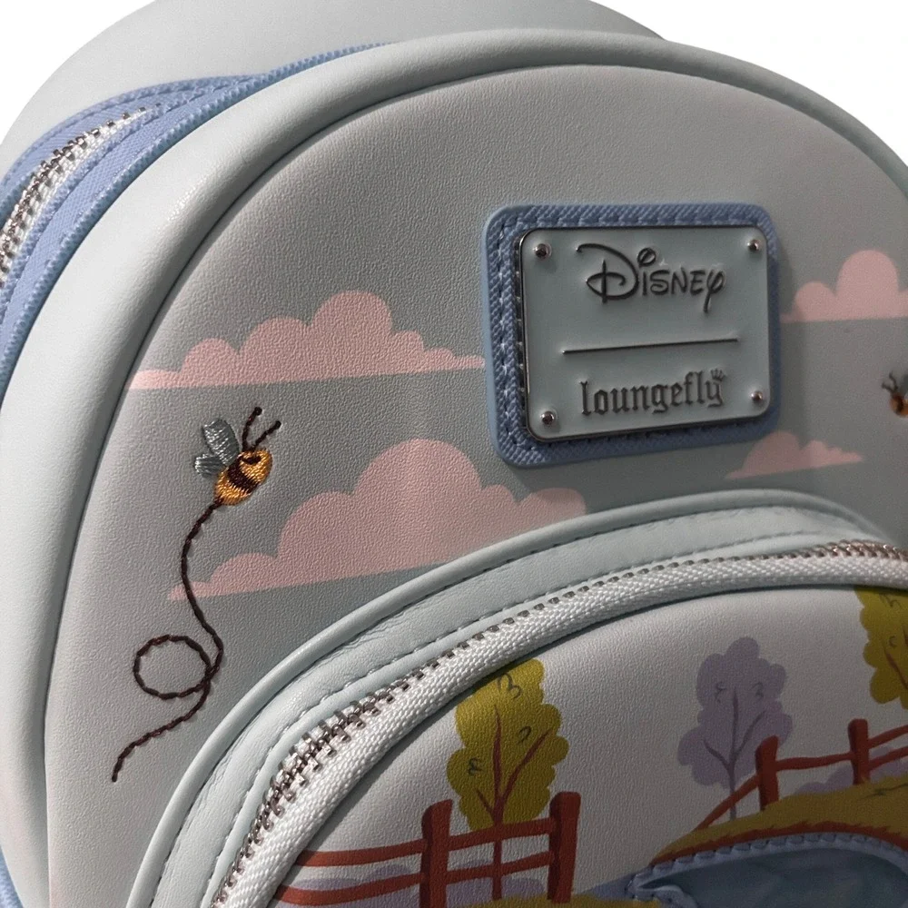 Loungefly Disney Winnie the Pooh Friends Moveable Umbrella Mini Backpack NEW